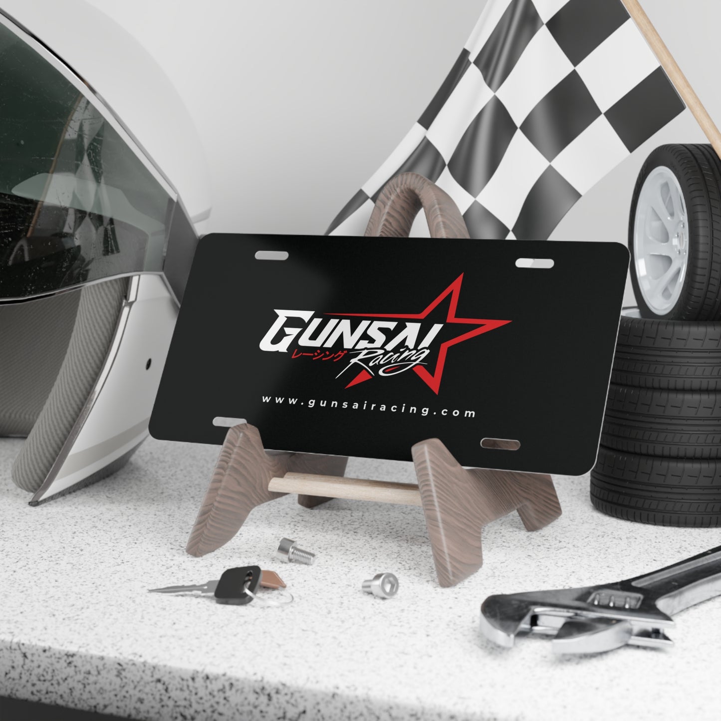 Gunsai Racing Vanity Plate – JDM Car Enthusiast License Plate