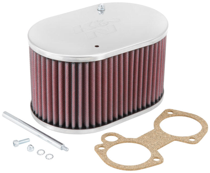 K&N Custom Racing Air Filter Bolt-On for Single or Two Barrel Carburet ...